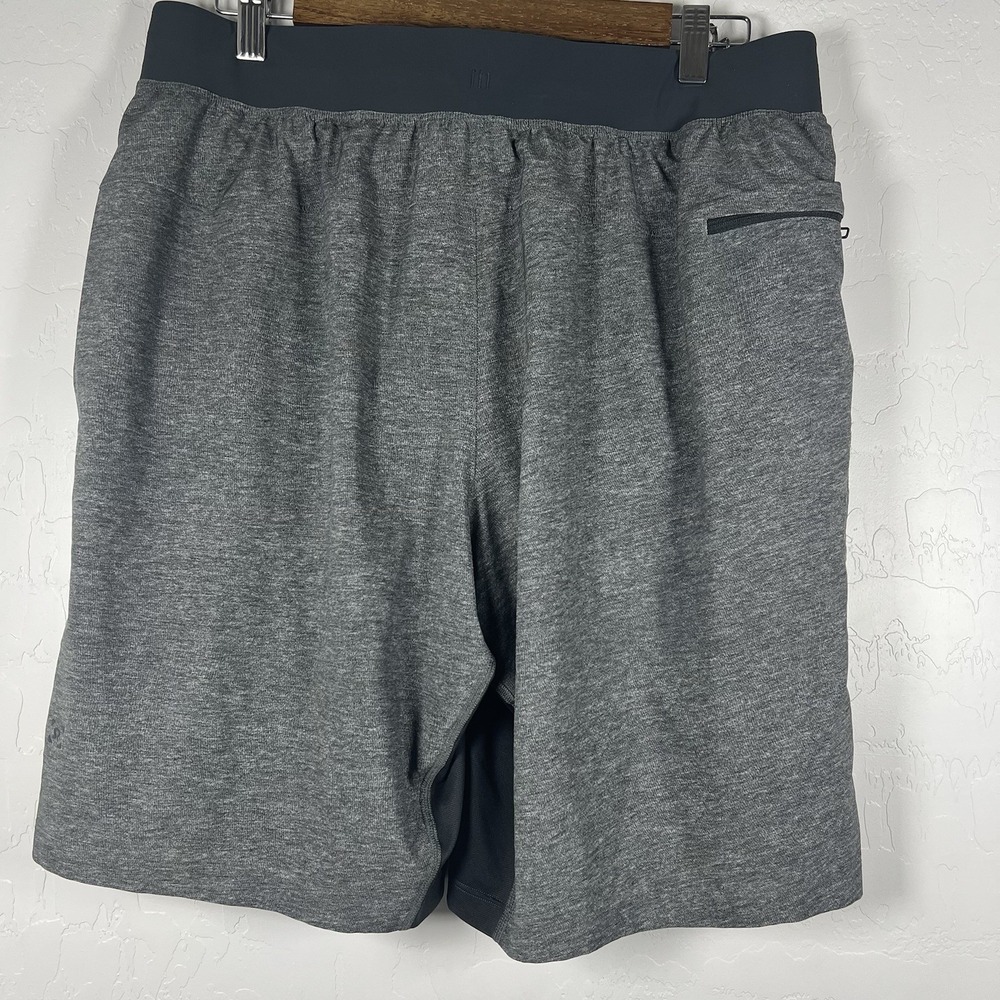 Lululemon T.H.E Short 9" Lined Mens L Heathered Gray Performance Gym M7AAUS - Picture 3 of 11